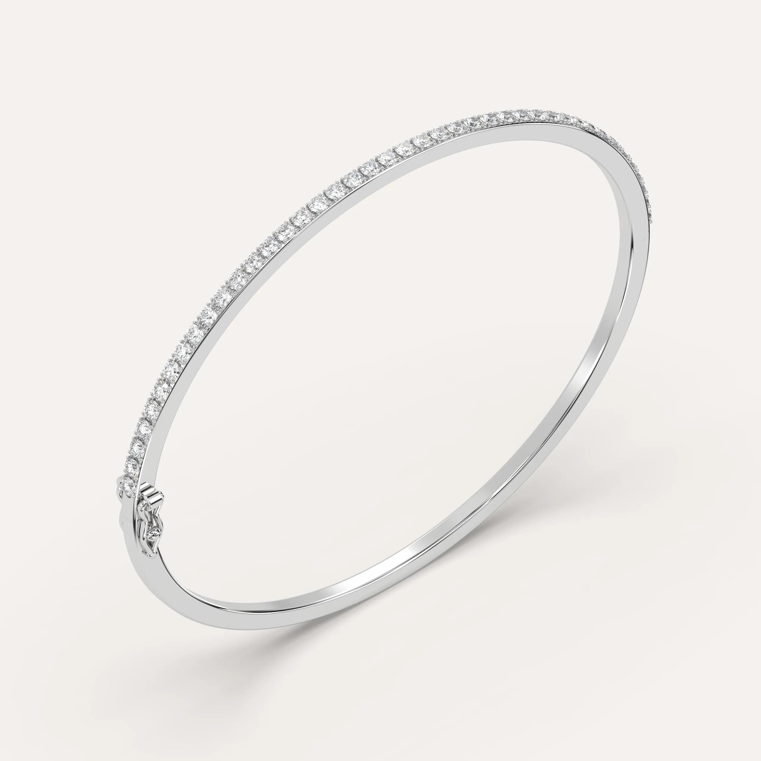 1 1/2 carat Pave, Bangle Diamond Bracelet