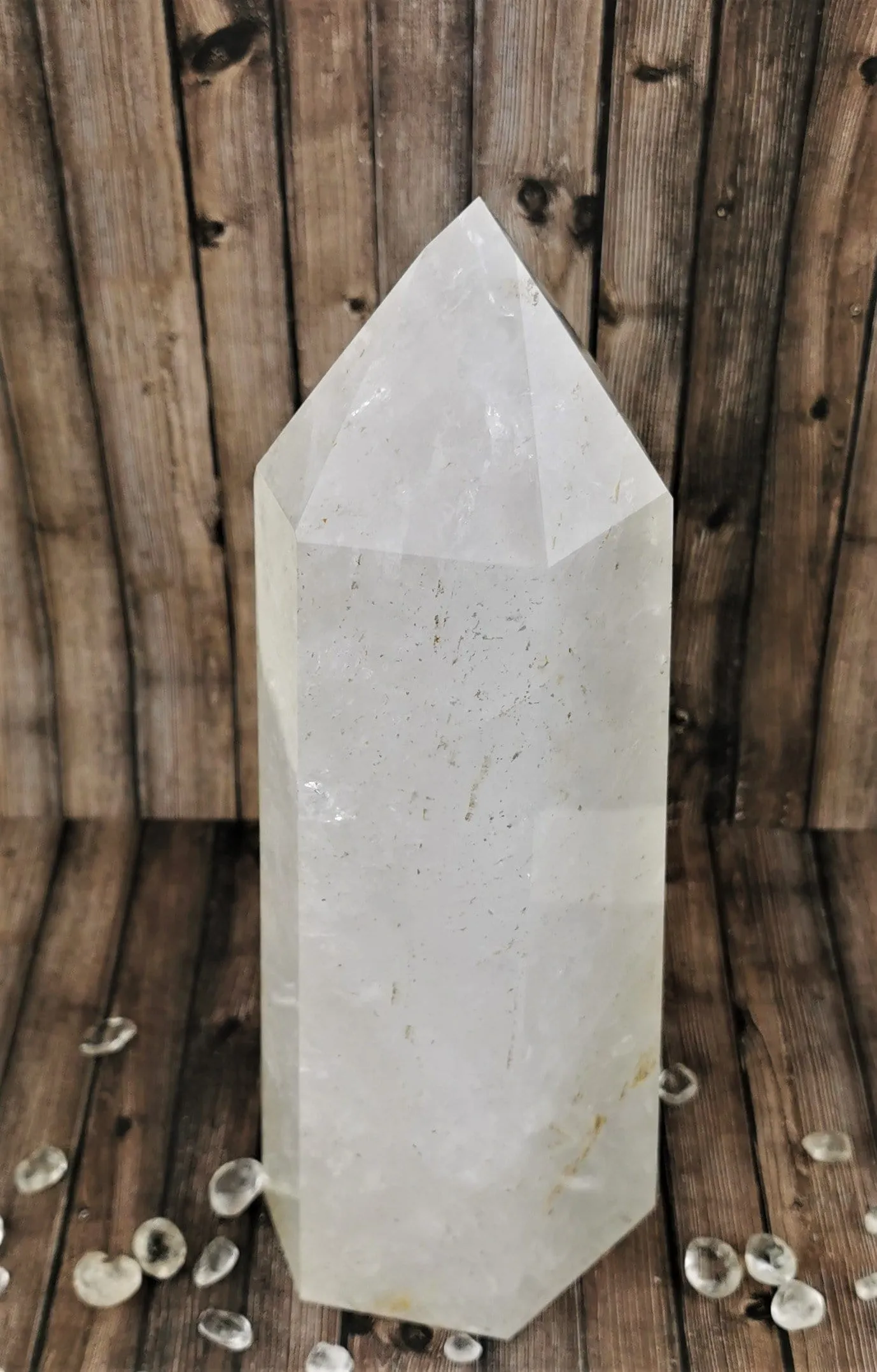 26cm Clear Quartz Tower