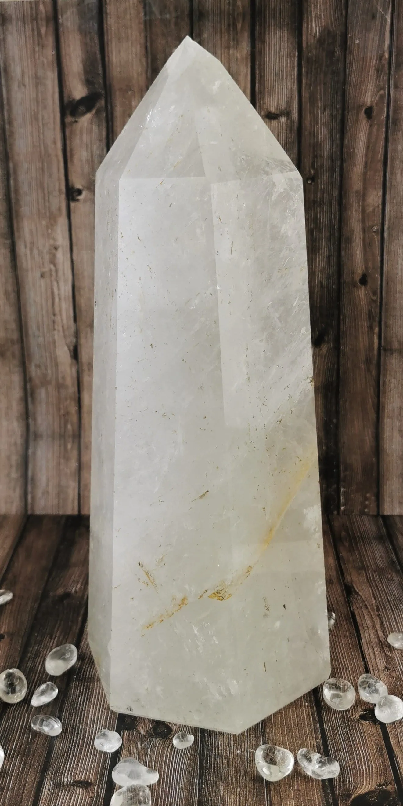 26cm Clear Quartz Tower