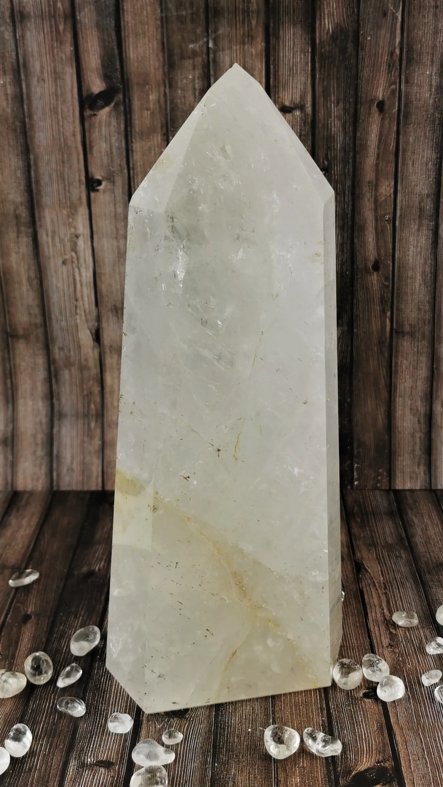 26cm Clear Quartz Tower