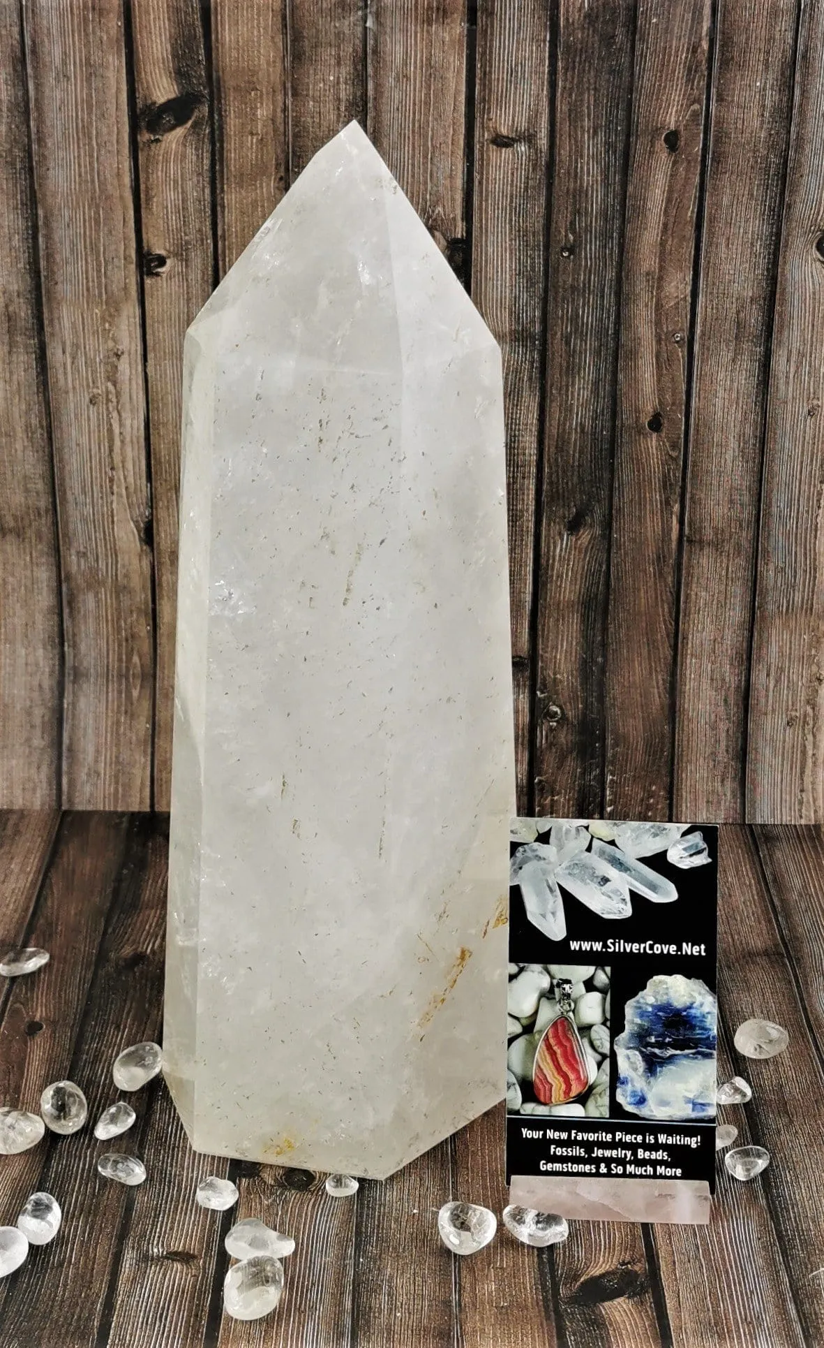 26cm Clear Quartz Tower