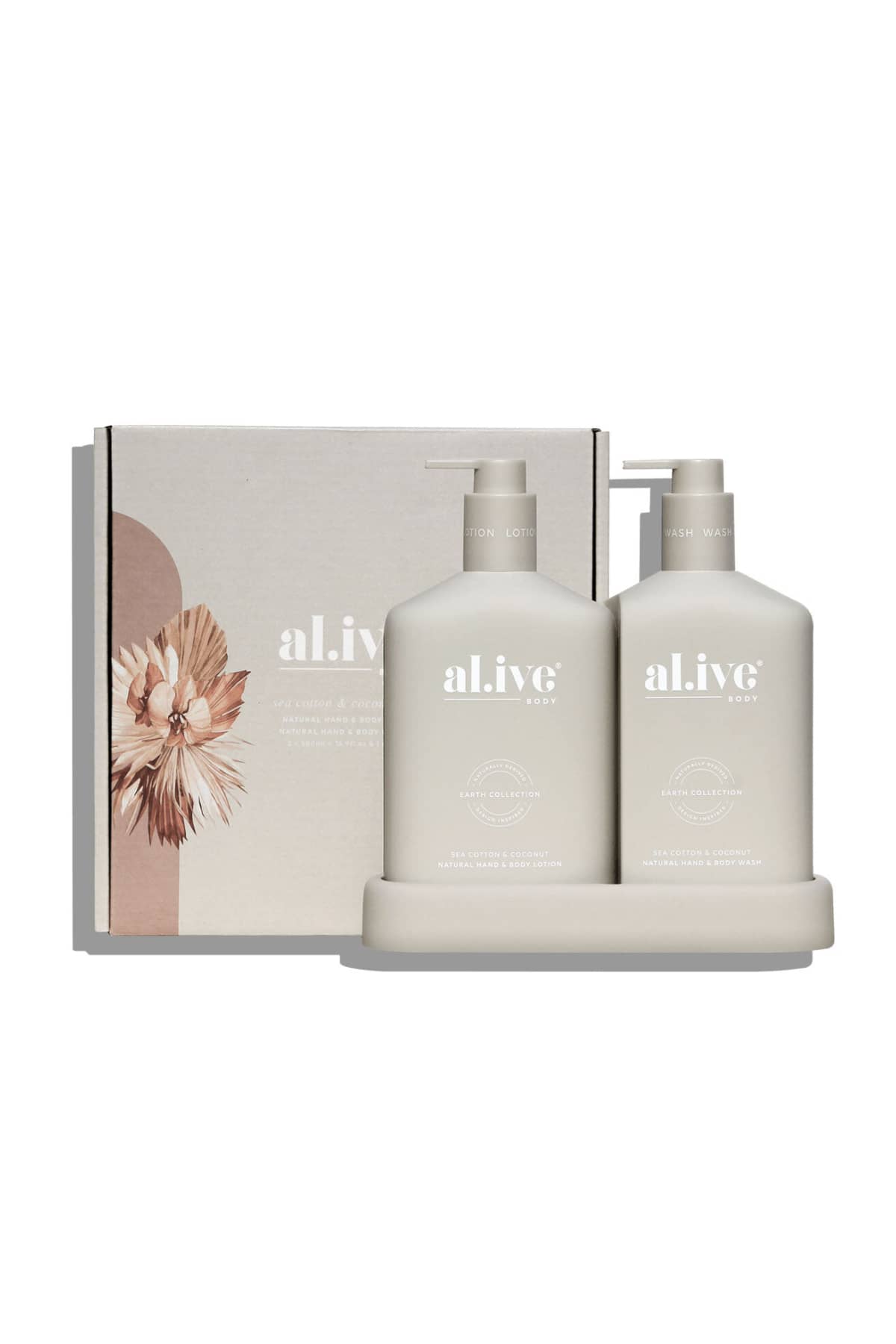 Al.ive Body - Wash & Lotion Duo - Sea Cotton & Coconut