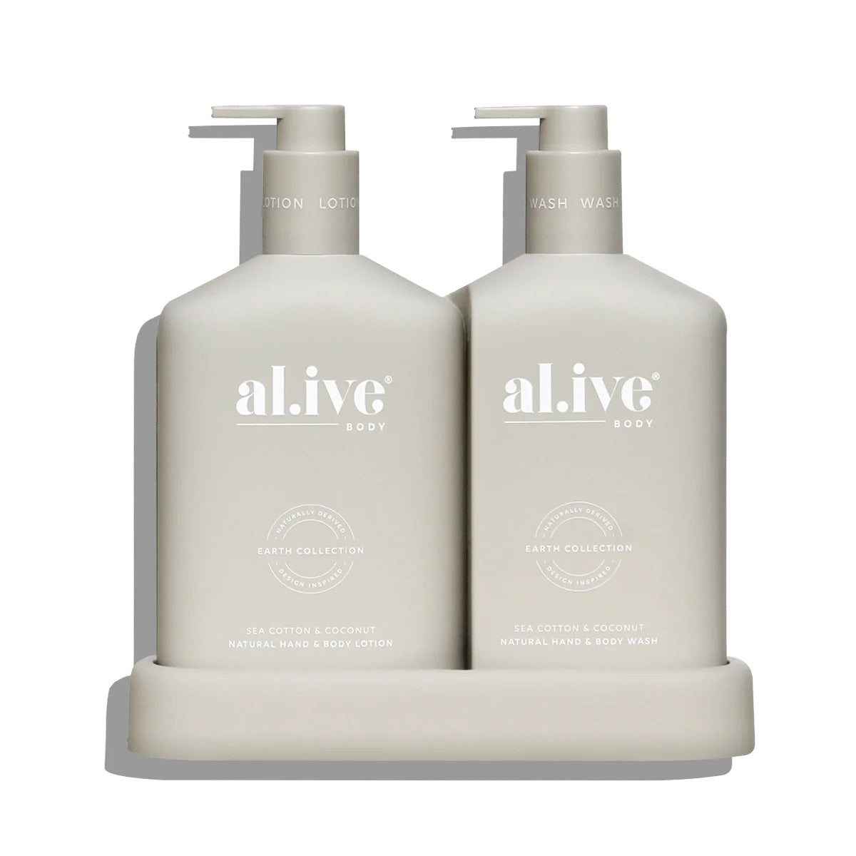 Al.ive Body - Wash & Lotion Duo - Sea Cotton & Coconut