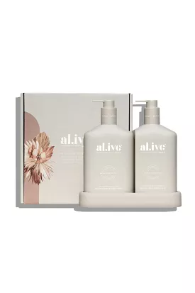 Al.ive Body - Wash & Lotion Duo - Sea Cotton & Coconut