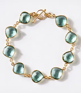 Aqua Quartz Bracelet