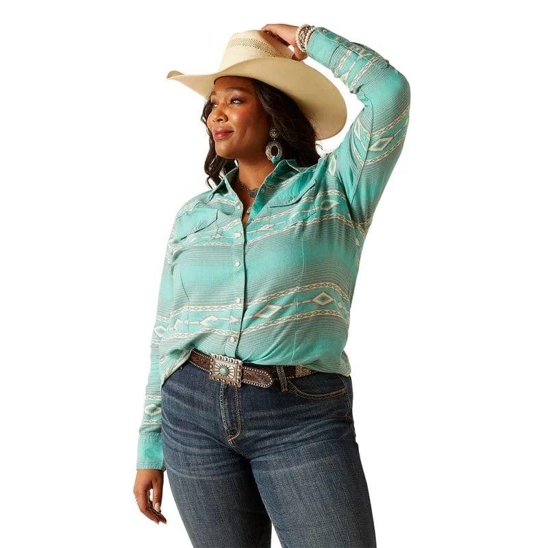 Ariat Women's Jadeite Long Sleeve Western Snap Shirt 10048700