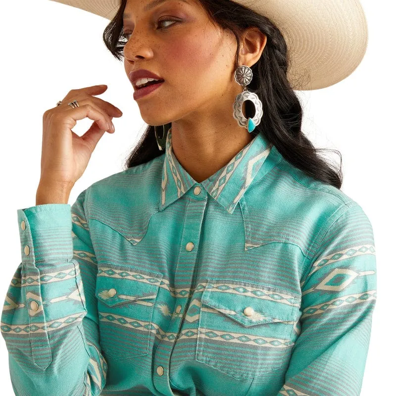 Ariat Women's Jadeite Long Sleeve Western Snap Shirt 10048700