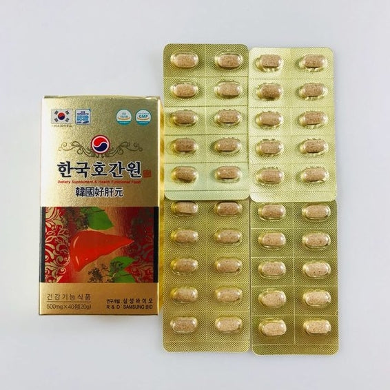 Bio Liver Milk Thistle Functional Gifts 240 Tablets Recover Alcoholic Korean Hogwanwon Dietary Health Supplements Foods Vitamins