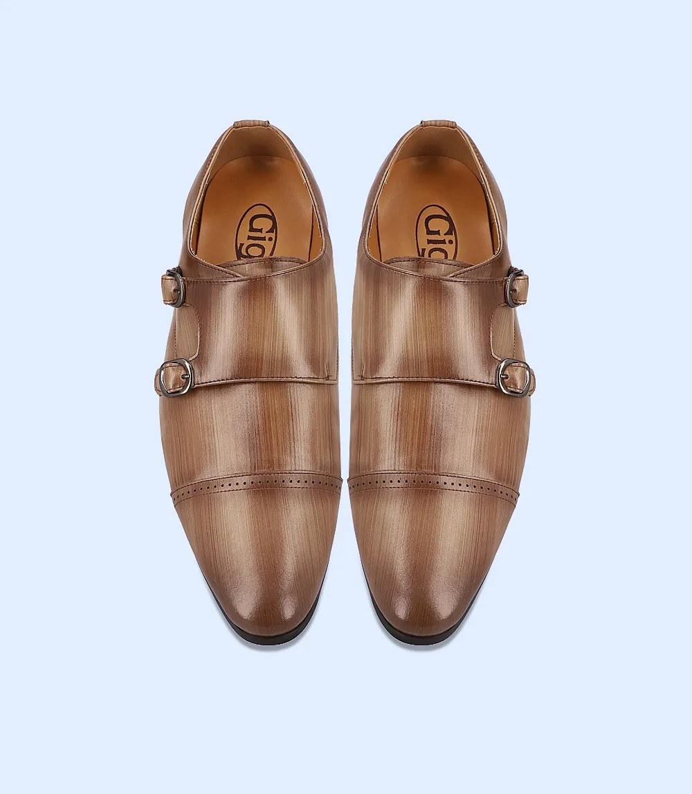 BM4145-BEIGE-Men Formal Slip-on's