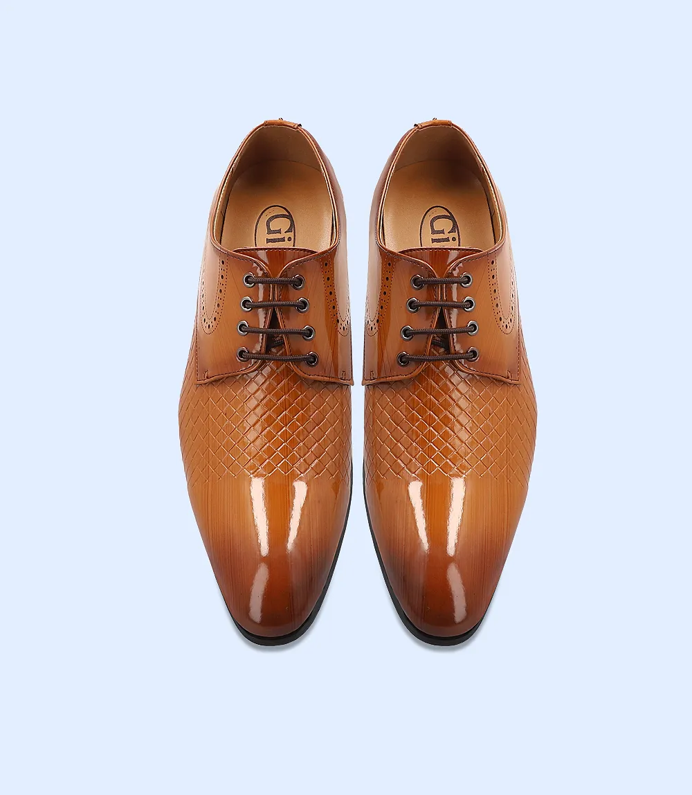 BM4149-TAN-Men Formal Lace Up's