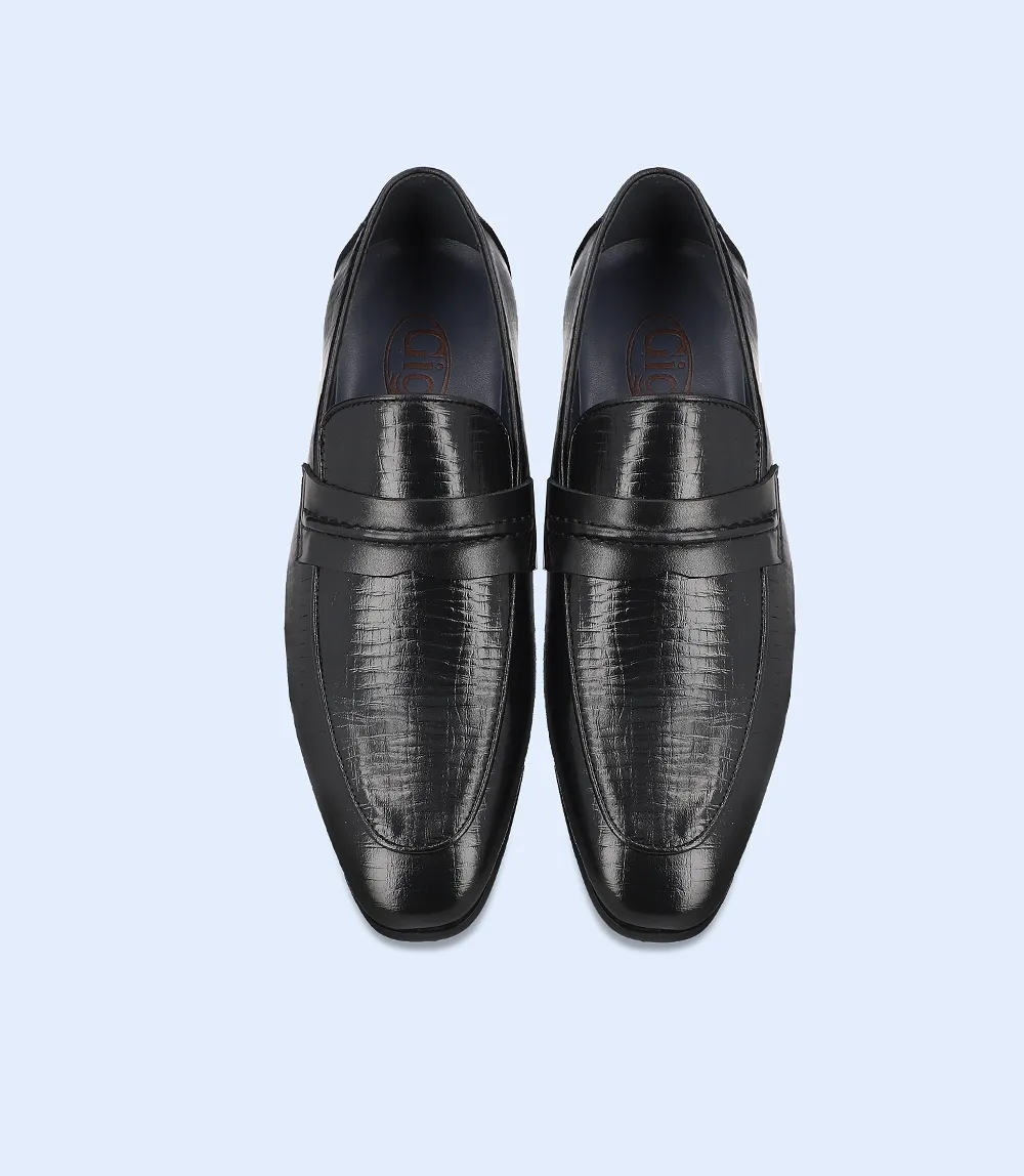 BM4159-BLACK-Men Formal Slip-on's