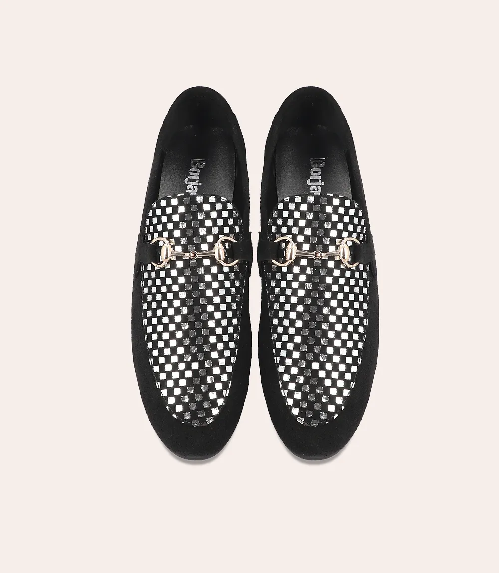 BM4396-BLACK-Men Formal Slip-on's