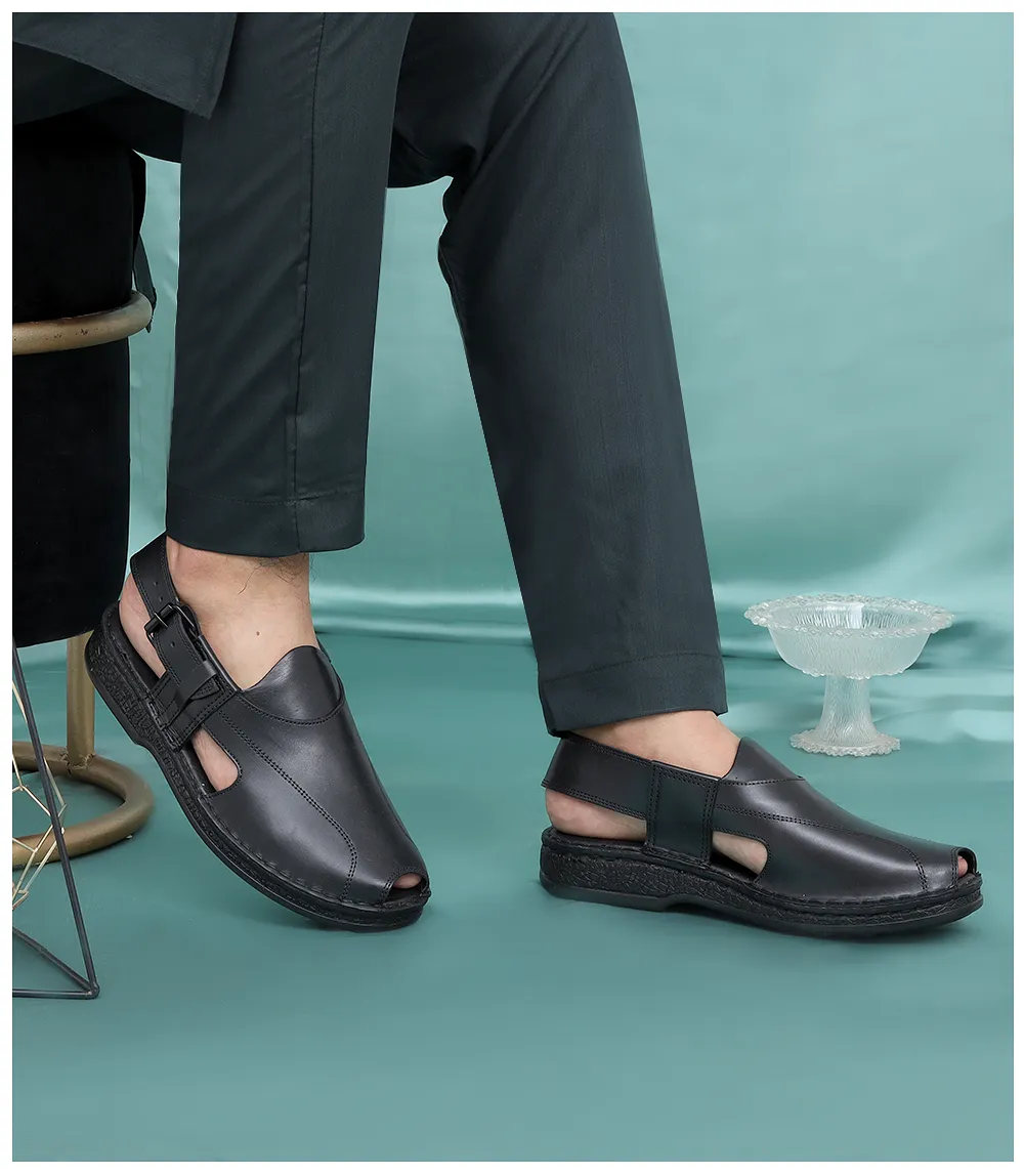 BM4548-BLACK-Men Peshawari's