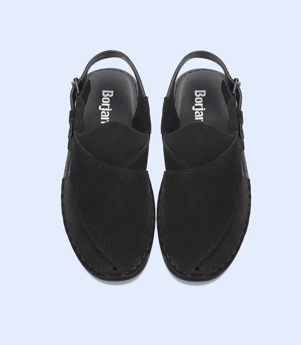 BM4549-BLACK-Men Peshawari's