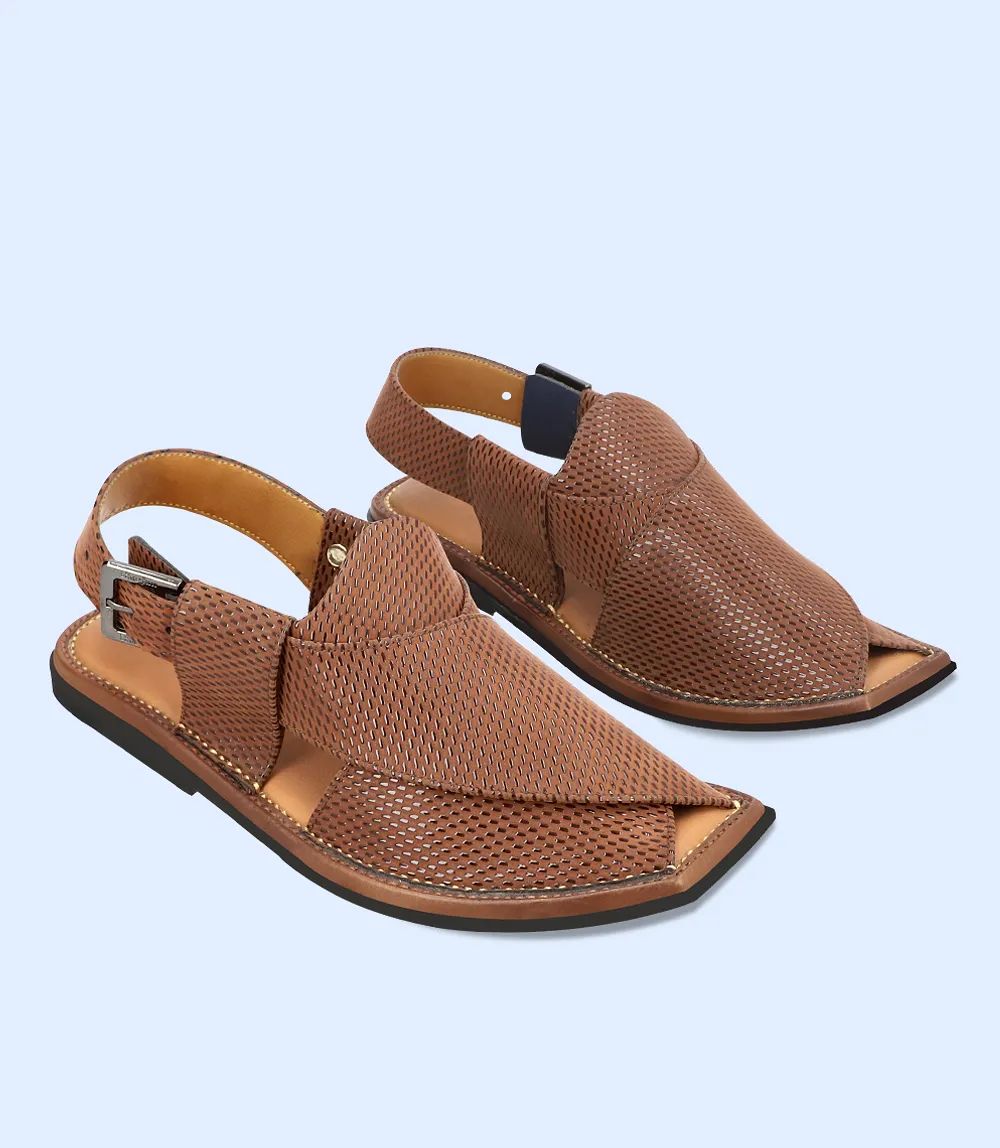 BM4558-BROWN-Men Peshawari's