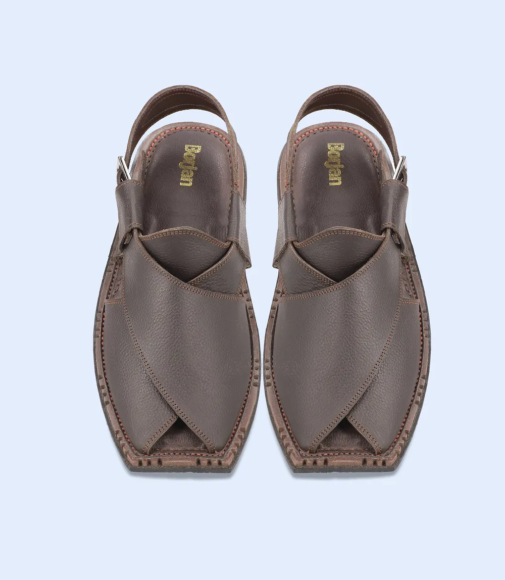 BM4612-BROWN-Men Peshawari's