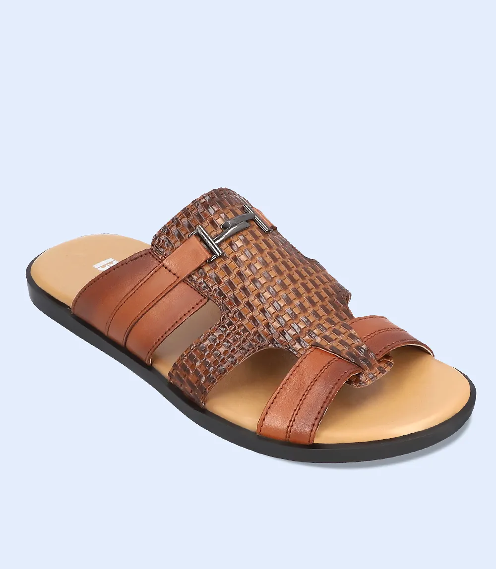 BM4779-TAN-Men Slippers