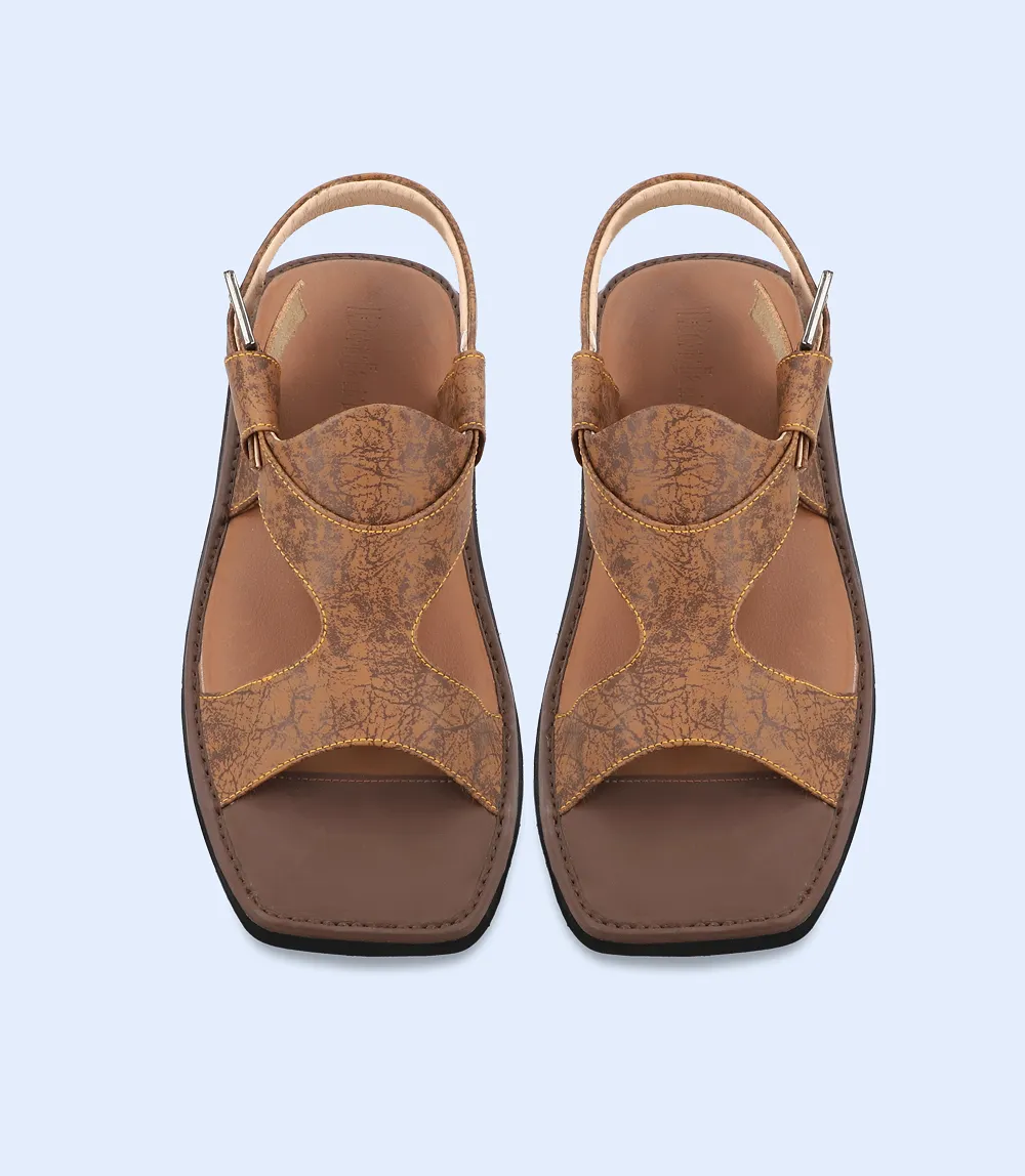 BM4790-BROWN-Men Peshawari's