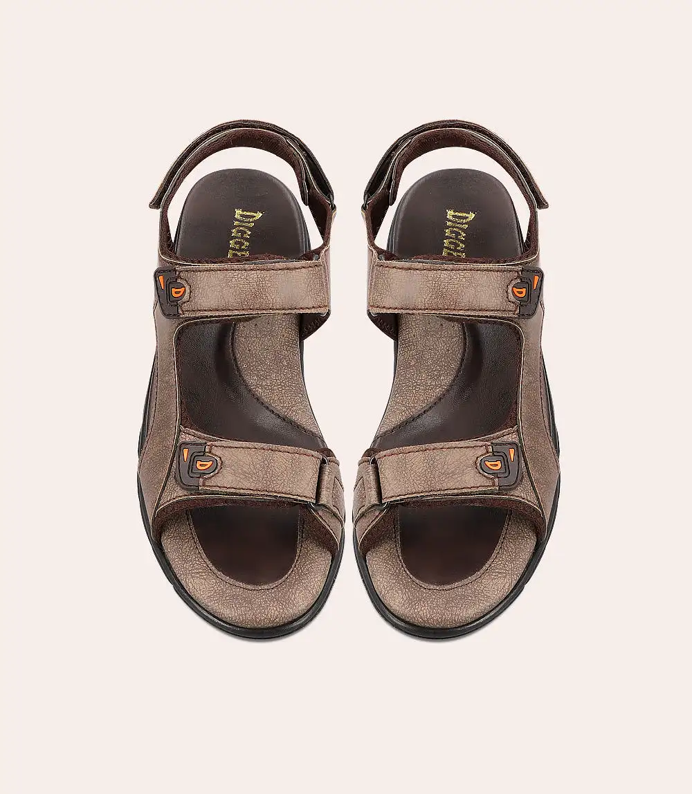 BM4843-BROWN-Men Sandal