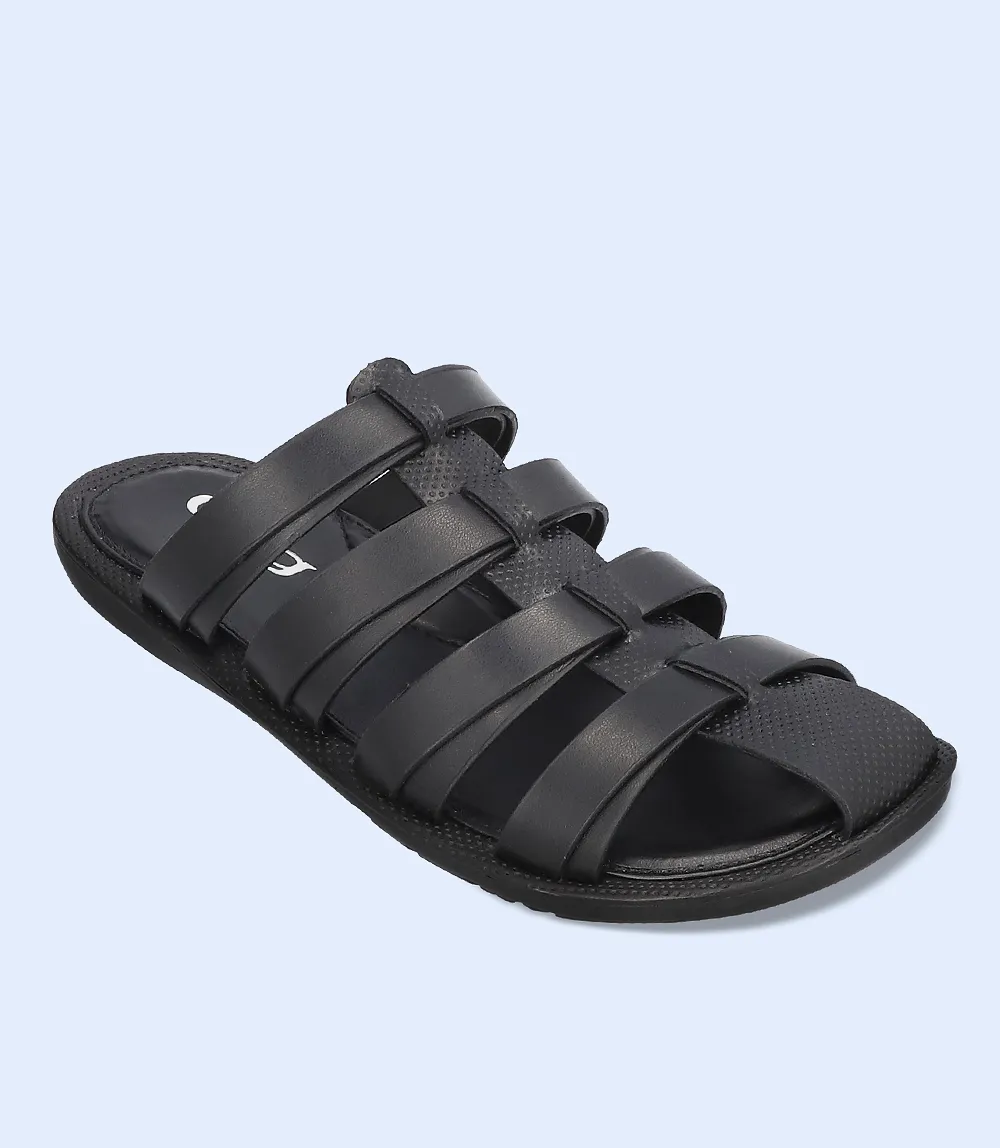 BM4847-BLACK-Men Slipper