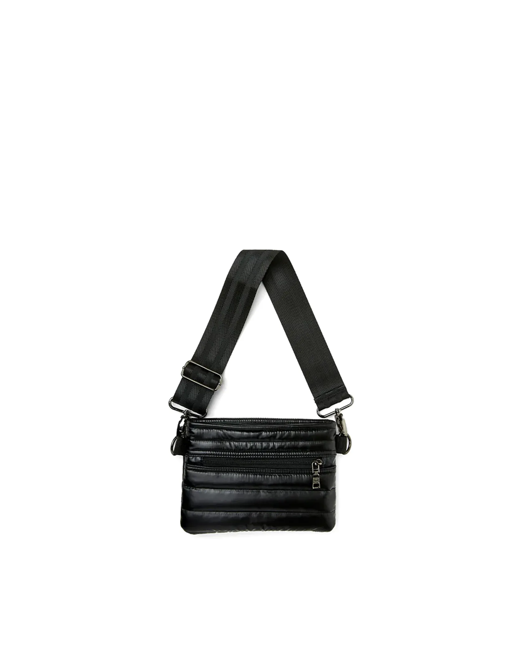 Bum Bag Crossbody, Pearl Black