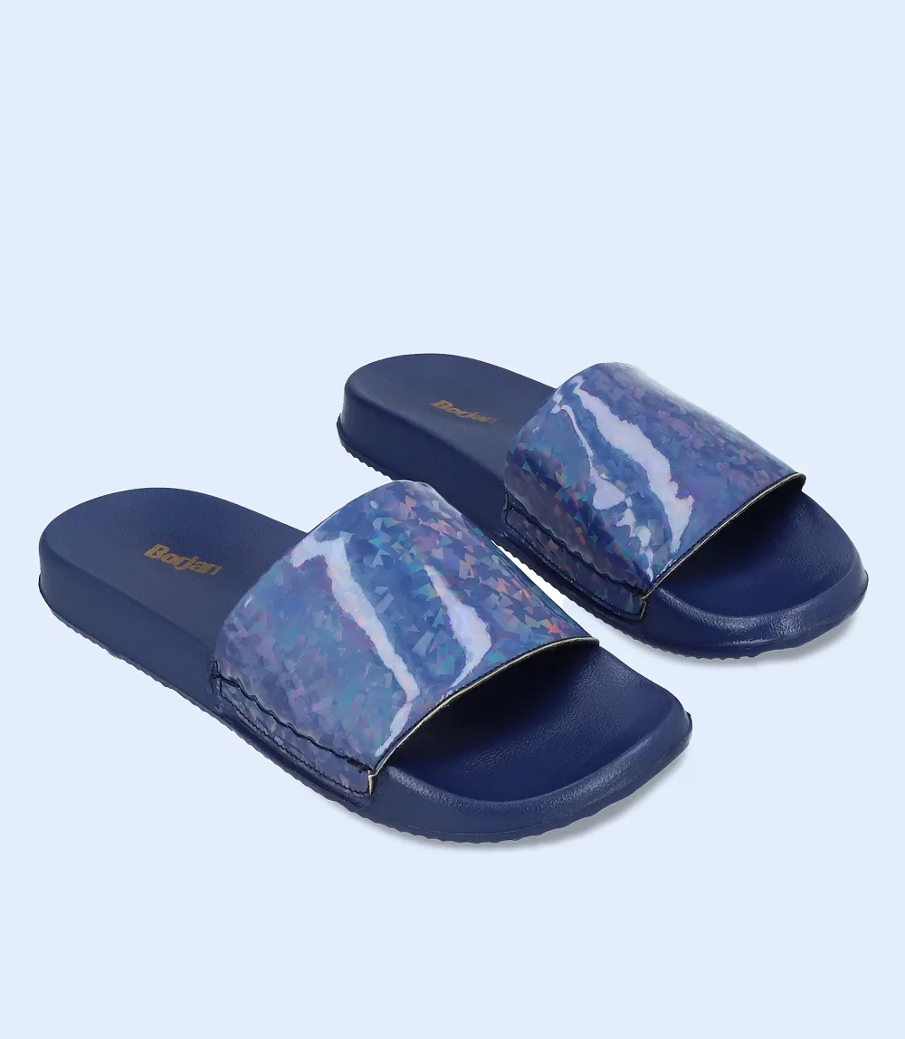 BW8029-BLUE-Women Sliders