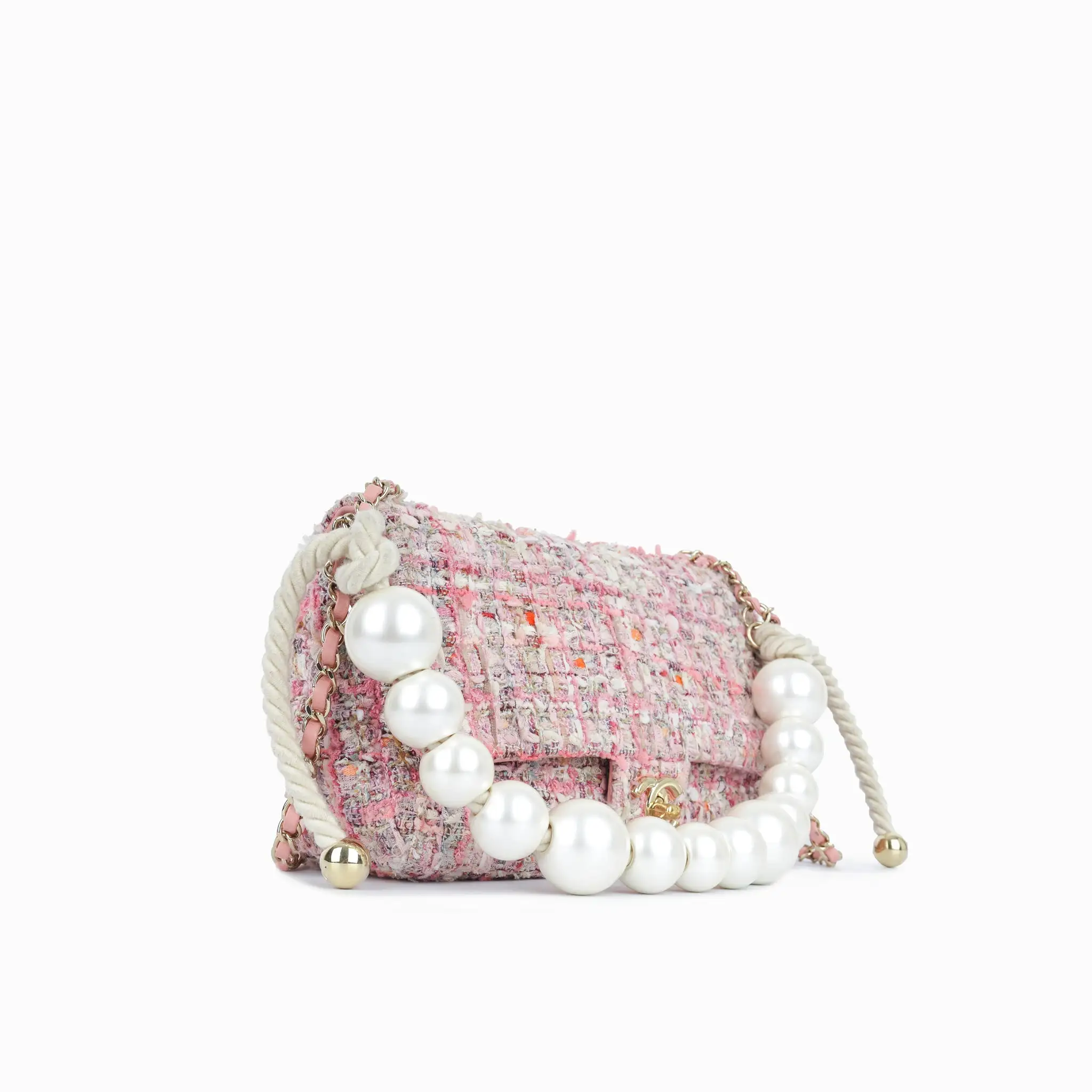 Chanel Large Pearl Handle Flap