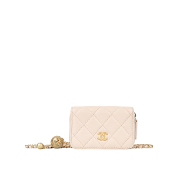 Chanel Pearl Crush Cardholder on Chain