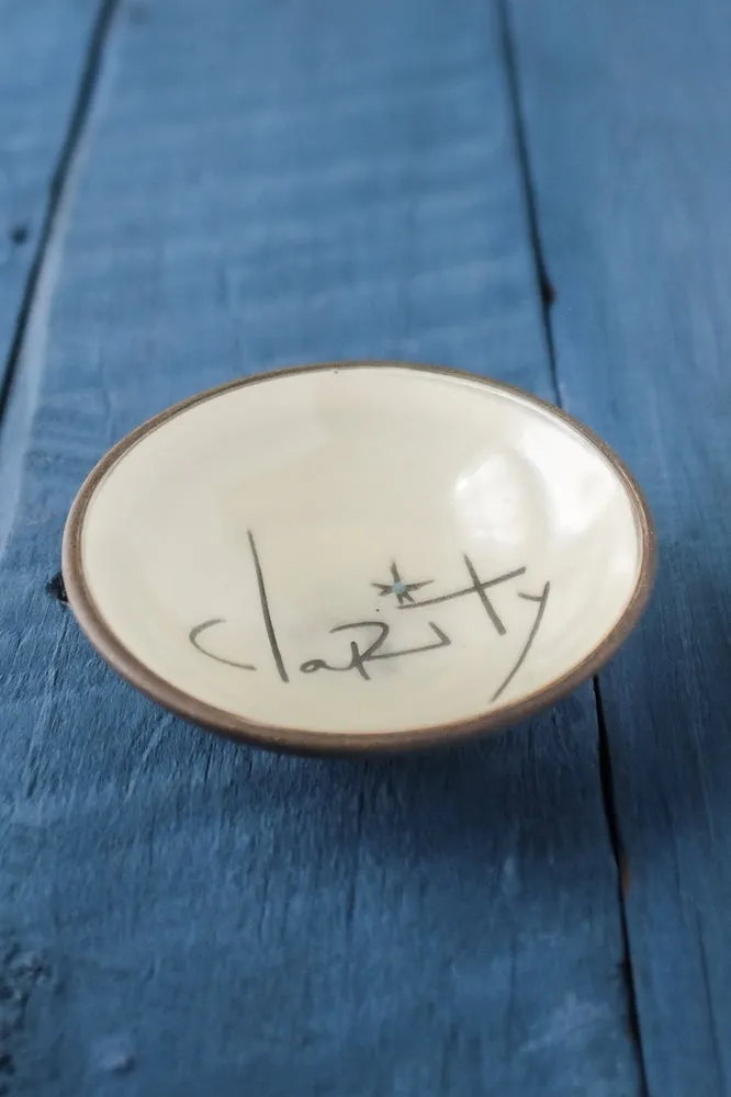 Clarity Hand Painted Ceramic Mini Bowl