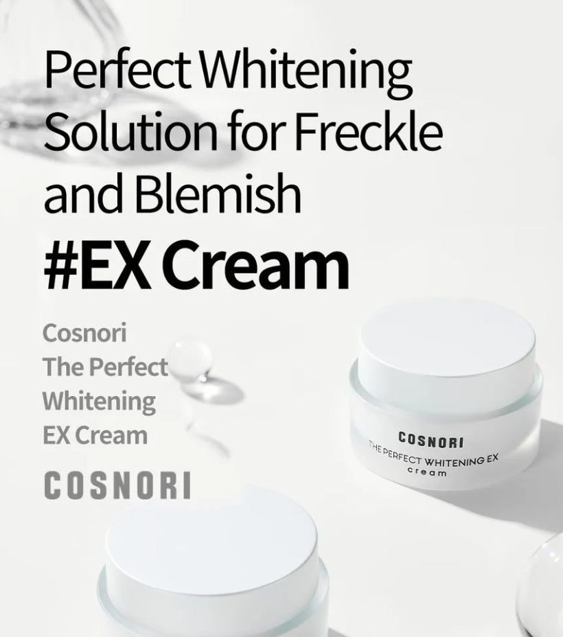 COSNORI The Perfect Whitening ex Creams 50ml Facial sensitive Skincare Moisture Safe brighten moisturizing