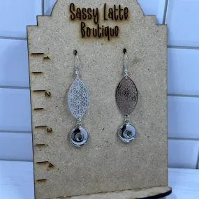 Dangle Earrings with 4 sets of Snaps/Misc