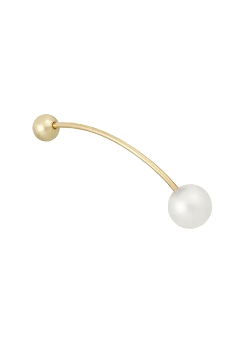 Elipse Akoya Pearl Bar Earring