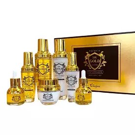 Elujai 24K Gold Deep Collagen Skin Care 7p Sets Gifts Whitening Anti-Wrinkle