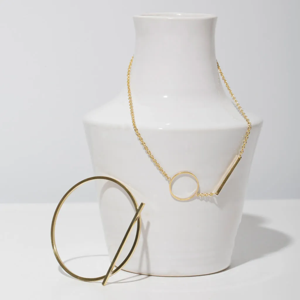 Embrace Bangle - Brass