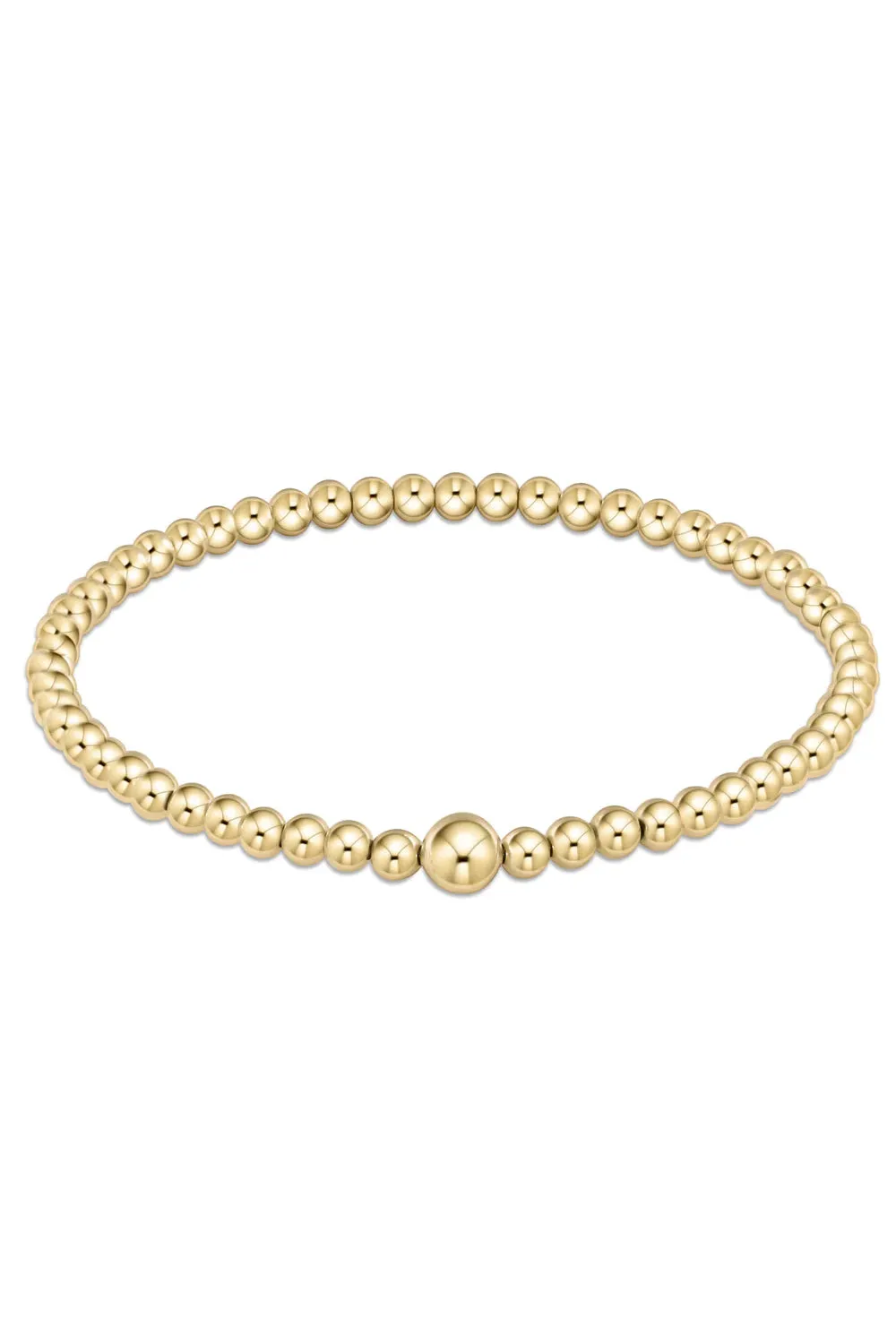 enewton: Classic 4mm Bead Bangle - Gold