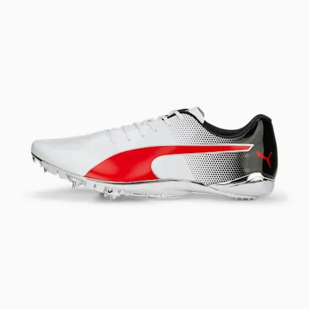 evoSPEED Electric 13 Track and Field Shoes | PUMA White-PUMA Black-PUMA Red | PUMA Running | PUMA 