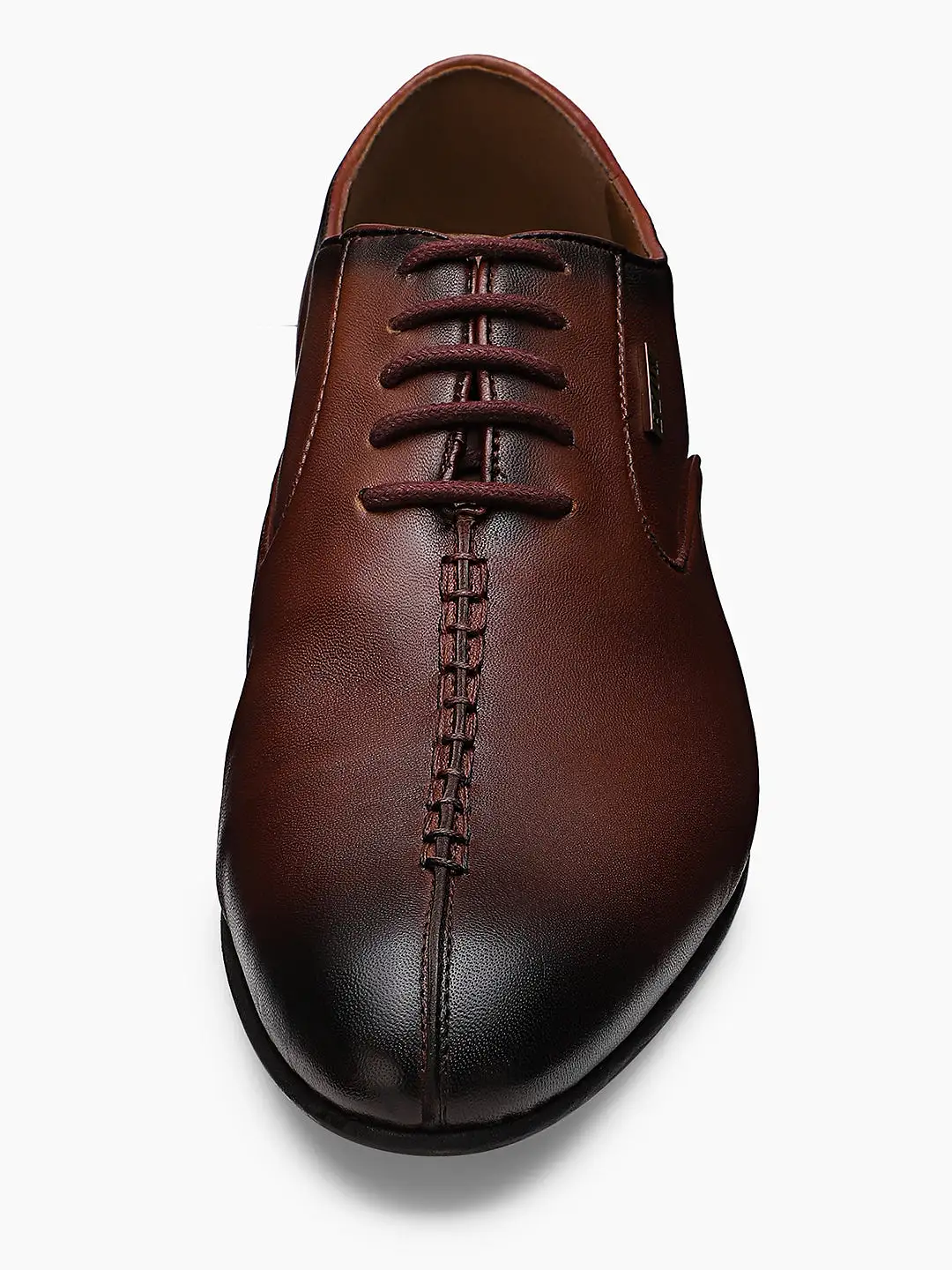 Ezok Men Bordo Leather Formal Shoes