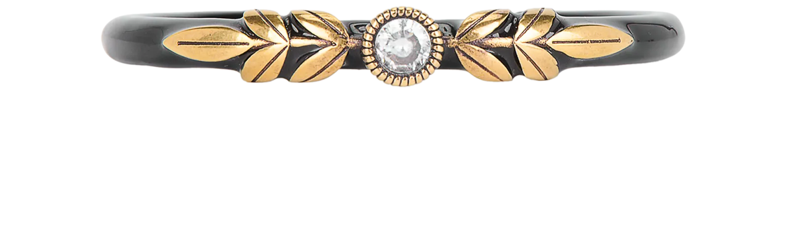 Fendi Leaves Embellished Bangle