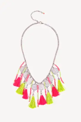 Fringe Tassel Beaded Necklace