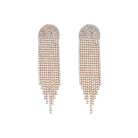 Glamour Girl Half Circle Drop Earrings