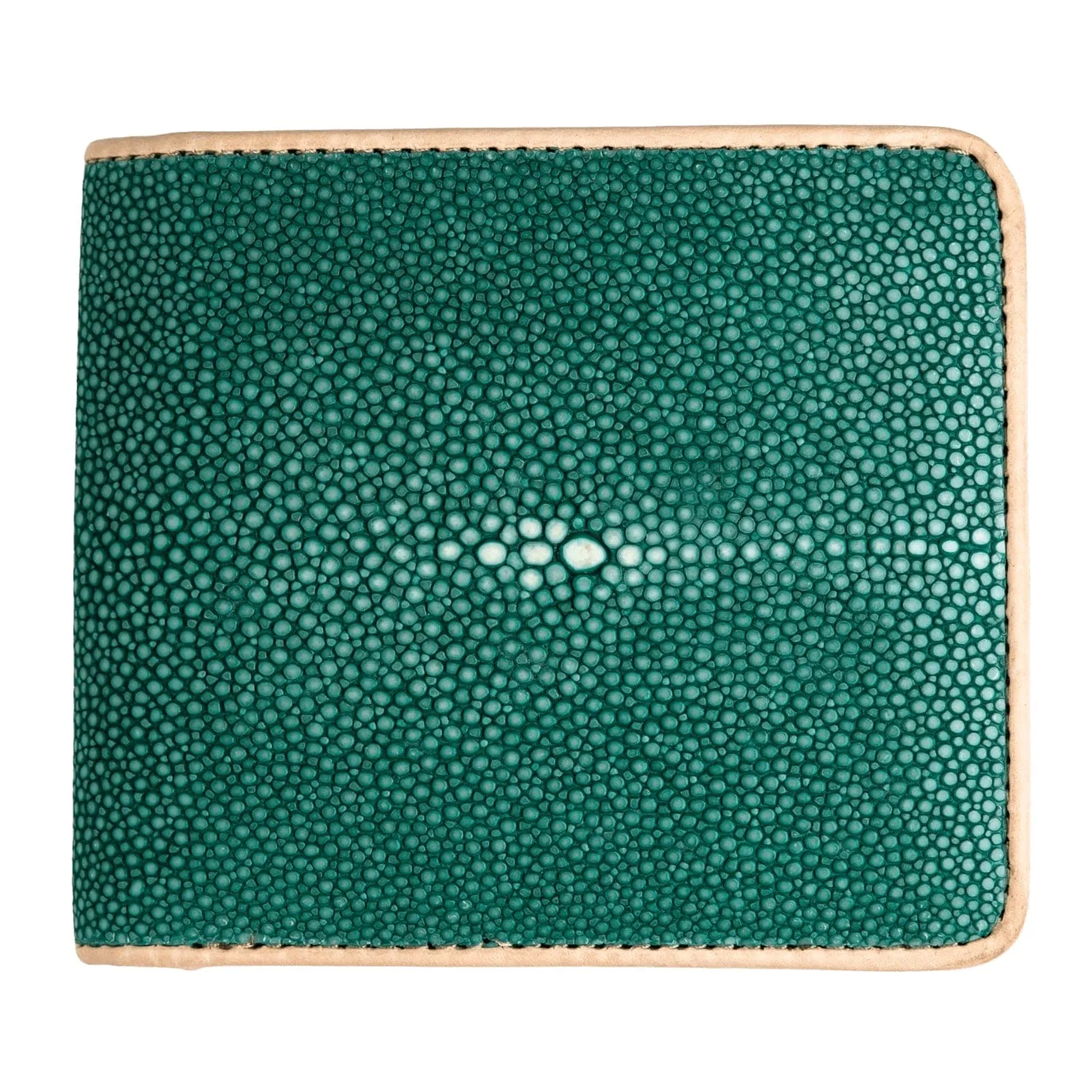 Green Genuine Stingray Leather Wallet