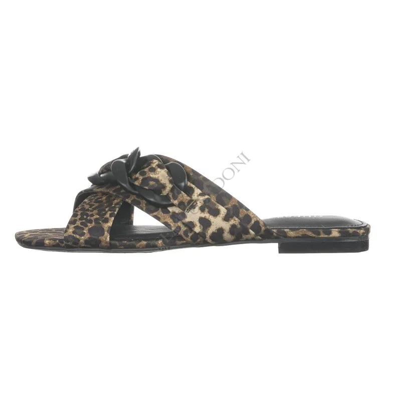 GUESS - Sameya genuine leather slip-on  Leopardata - GUESS - Tempus Doni