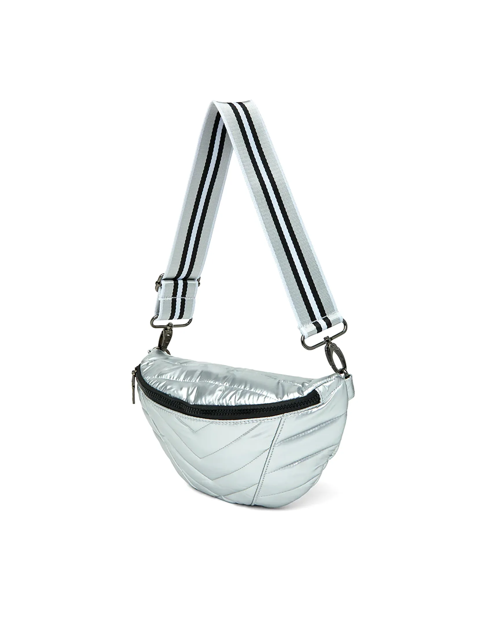 Little Runaway Crossbody, Pearl Silver