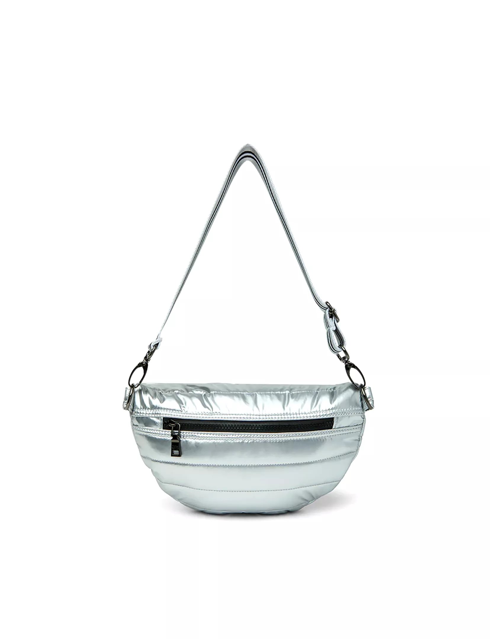 Little Runaway Crossbody, Pearl Silver