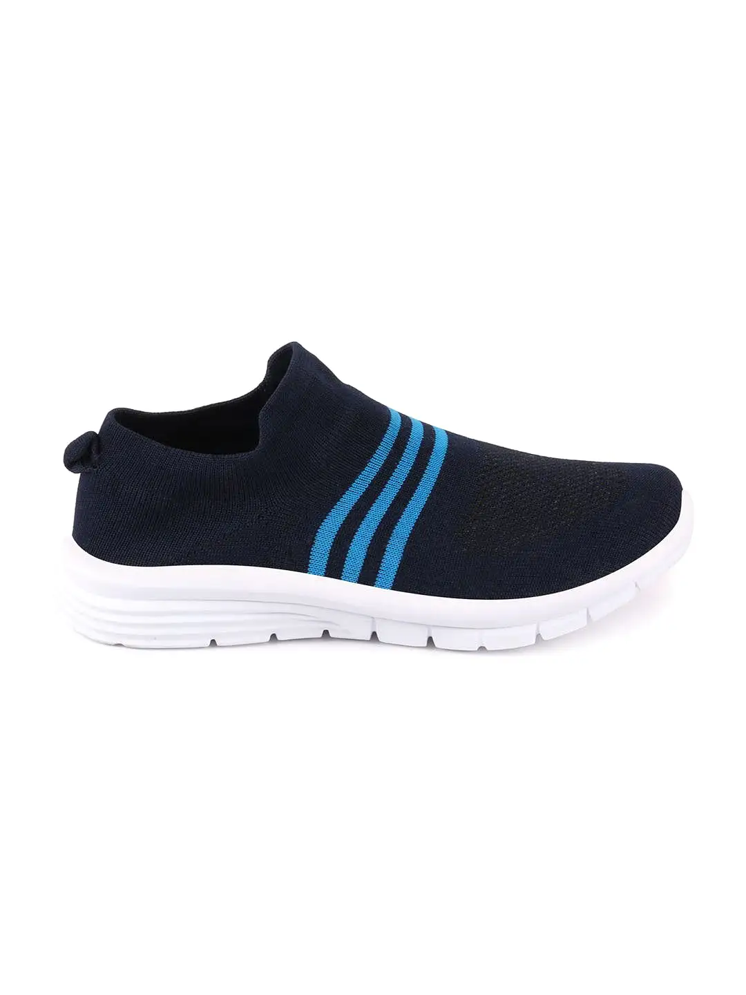 Men Blue Sports & Outdoor Slip On Walking Shoes