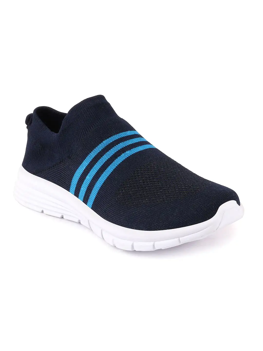 Men Blue Sports & Outdoor Slip On Walking Shoes