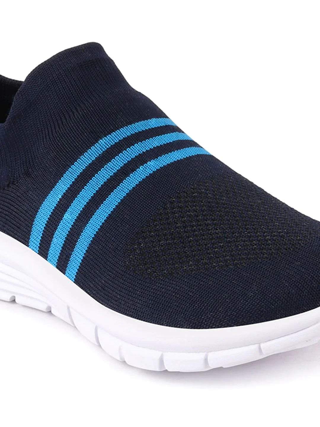 Men Blue Sports & Outdoor Slip On Walking Shoes