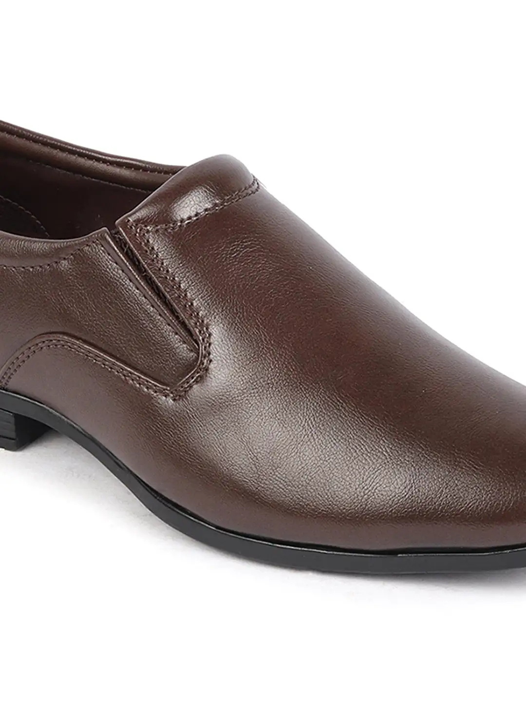 Men Brown Formal Office Meeting Slip On Shoes