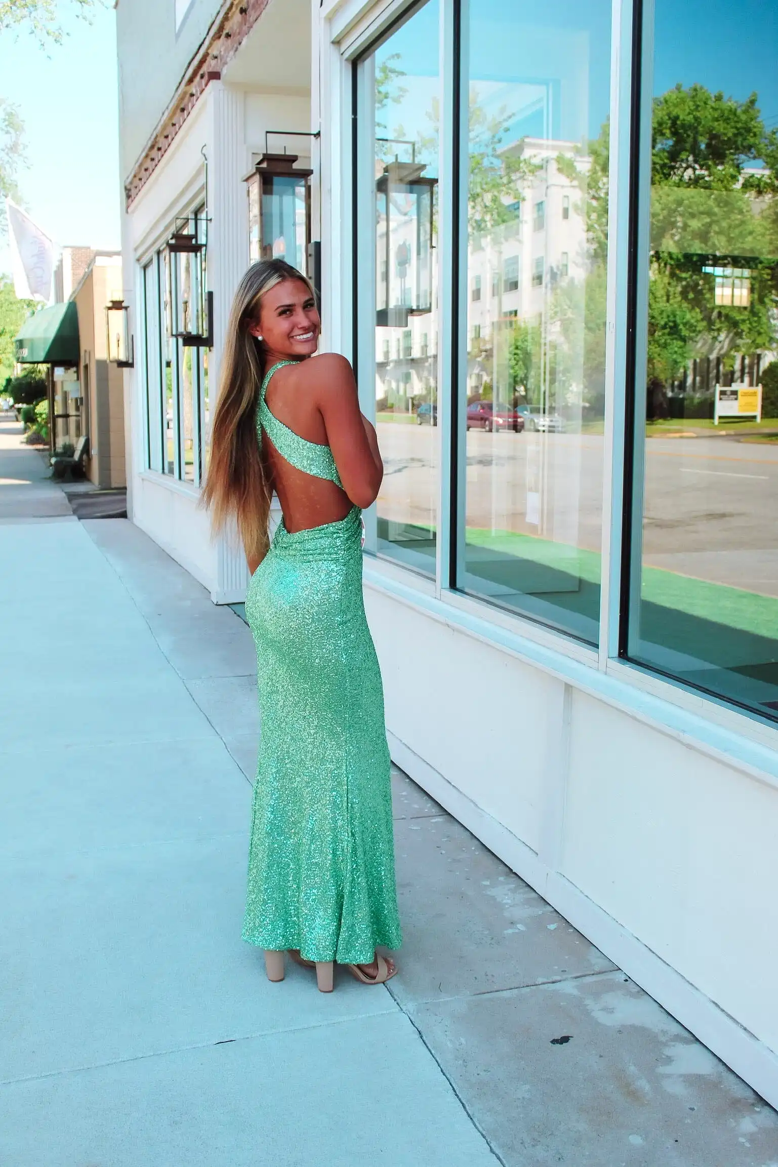 Mint To Be Sequin Dress