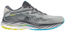 Mizuno Wave Rider 27 (D Width) - Pearl Blue/White/Bolt (Mens)